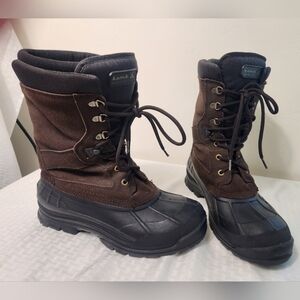 Kamik Brown and Black Winter Boots Size 0 . # Z06